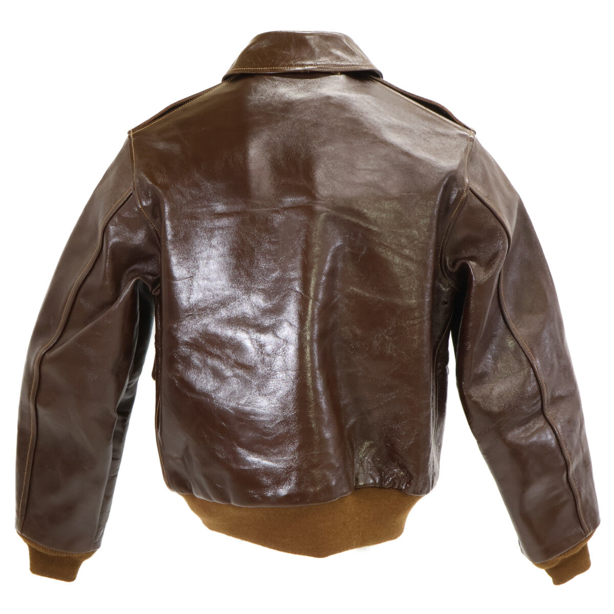 BUZZ RICKSON'S バズリクソンズ 【美品】BR80593 ラフウェア実名復刻 W535 AC-23380 A-2 ホースハイド フライトジャケット ジャケット