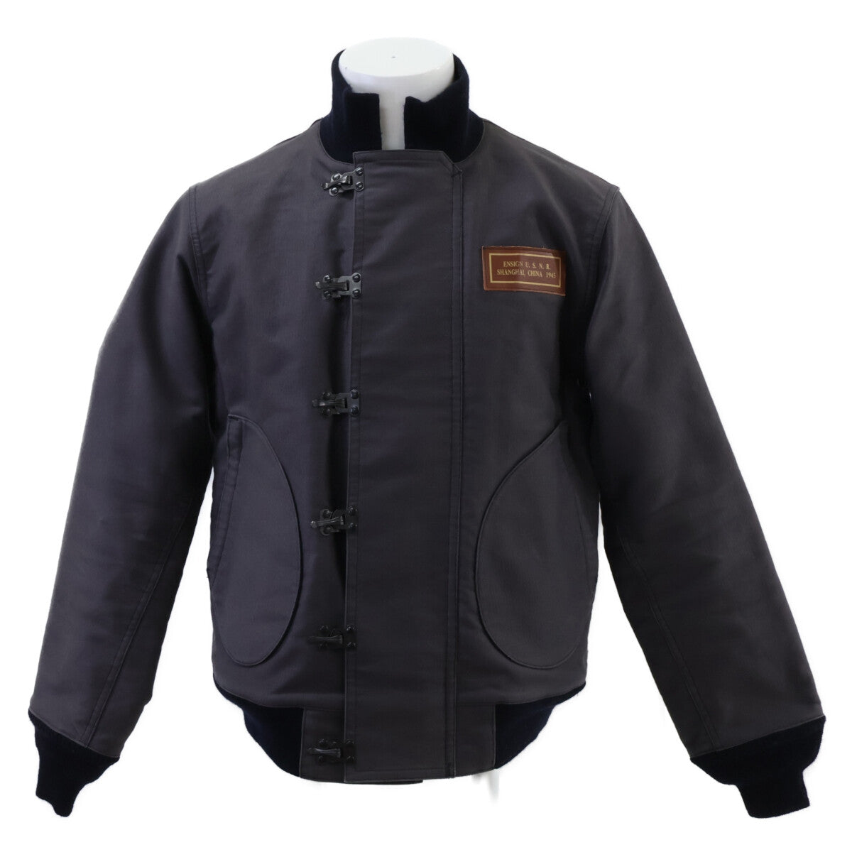 WAREHOUSE ウエアハウス 【美品】NXss-23181 Lot.2208 U.S.NAVY 6HOOK DECK JACKET BLOOD CHIT NAVY BLUE デッキジャケット ジャケット