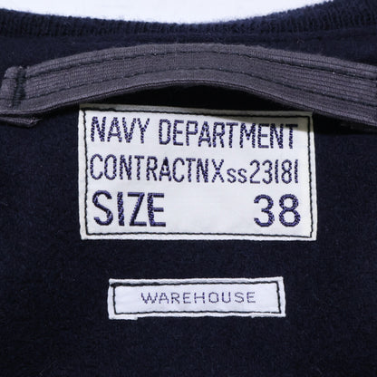 WAREHOUSE ウエアハウス 【美品】NXss-23181 Lot.2208 U.S.NAVY 6HOOK DECK JACKET BLOOD CHIT NAVY BLUE デッキジャケット ジャケット