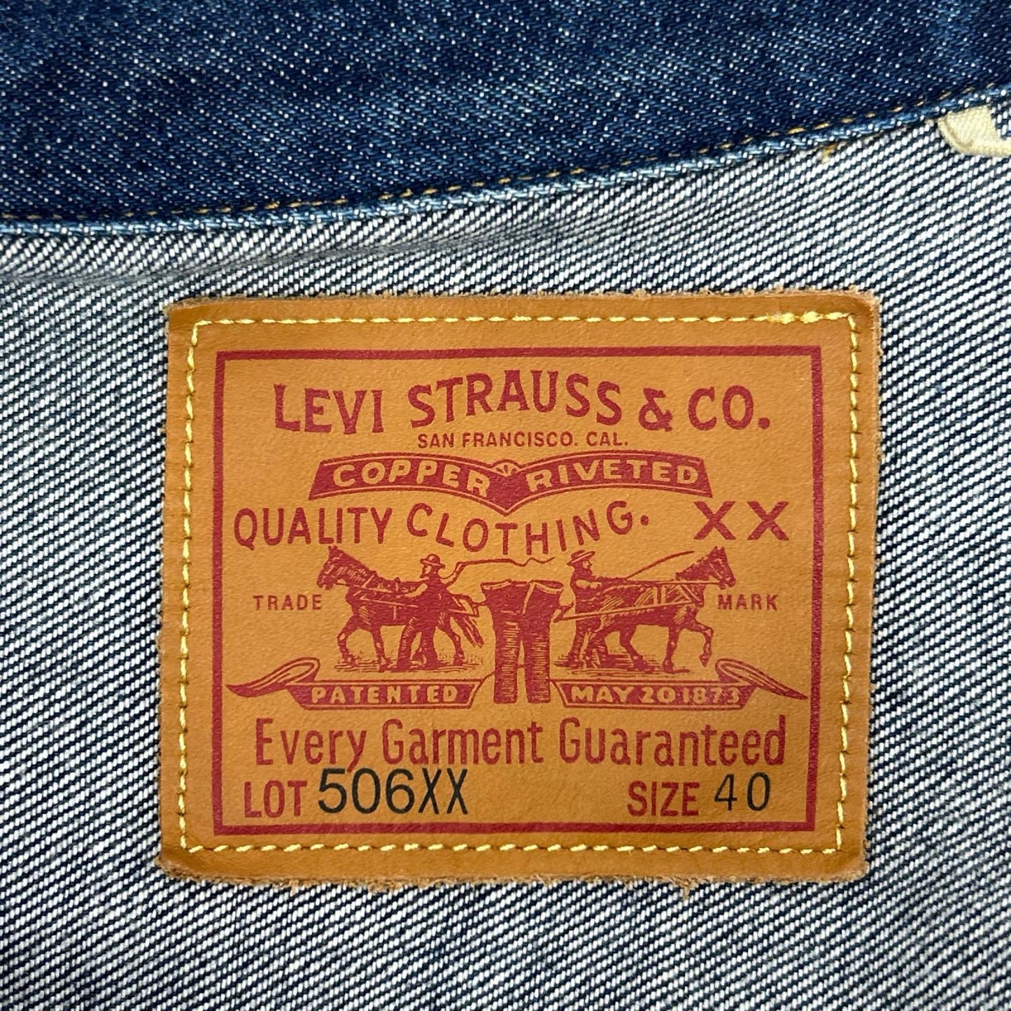 LEVI'S リーバイス VINTAGE CLOTHING 506XX 70506-0024 1936年復刻1stデニムジャケット ジャケット