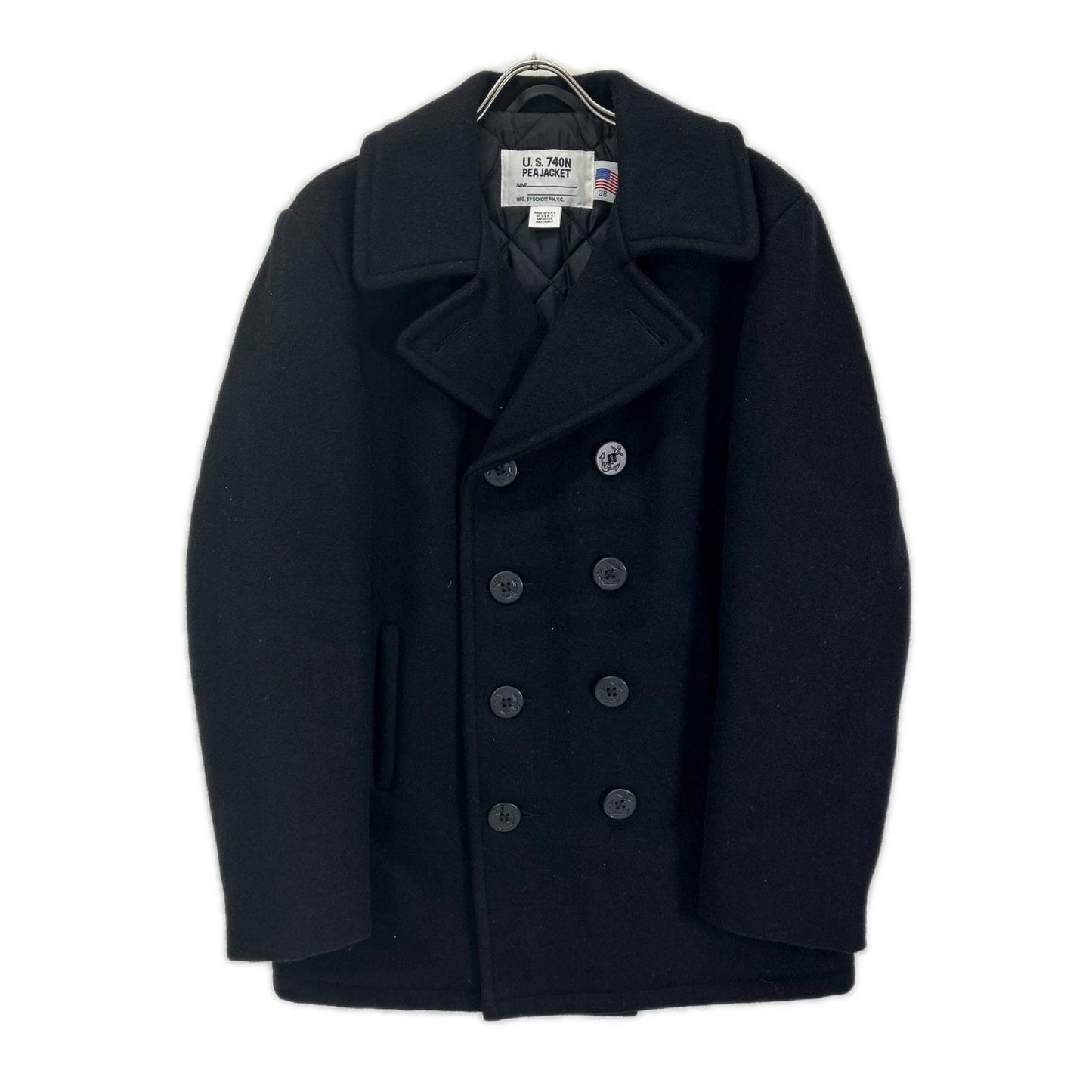 schott ショット 740N ネイビー ピーコート コート