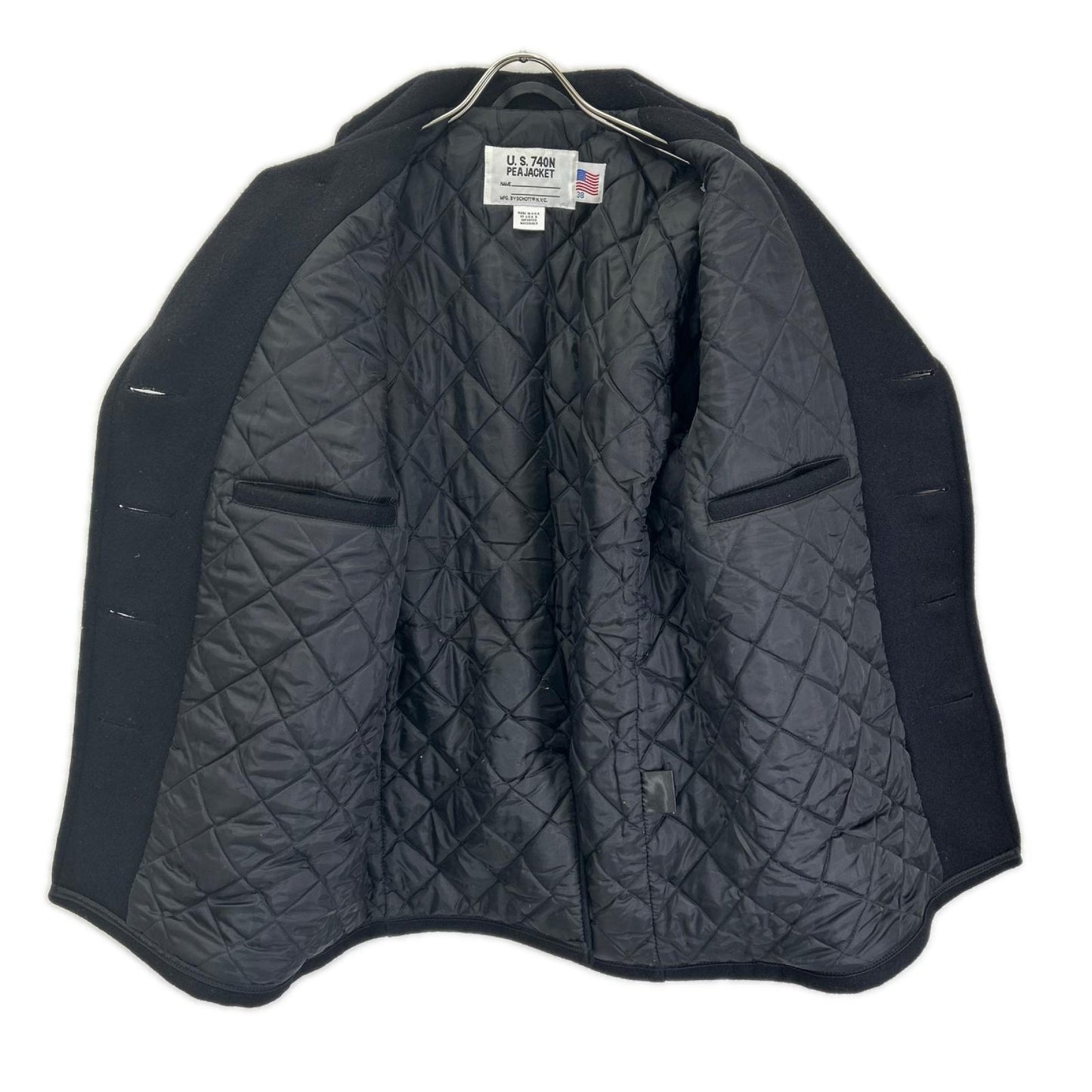 schott ショット 740N ネイビー ピーコート コート