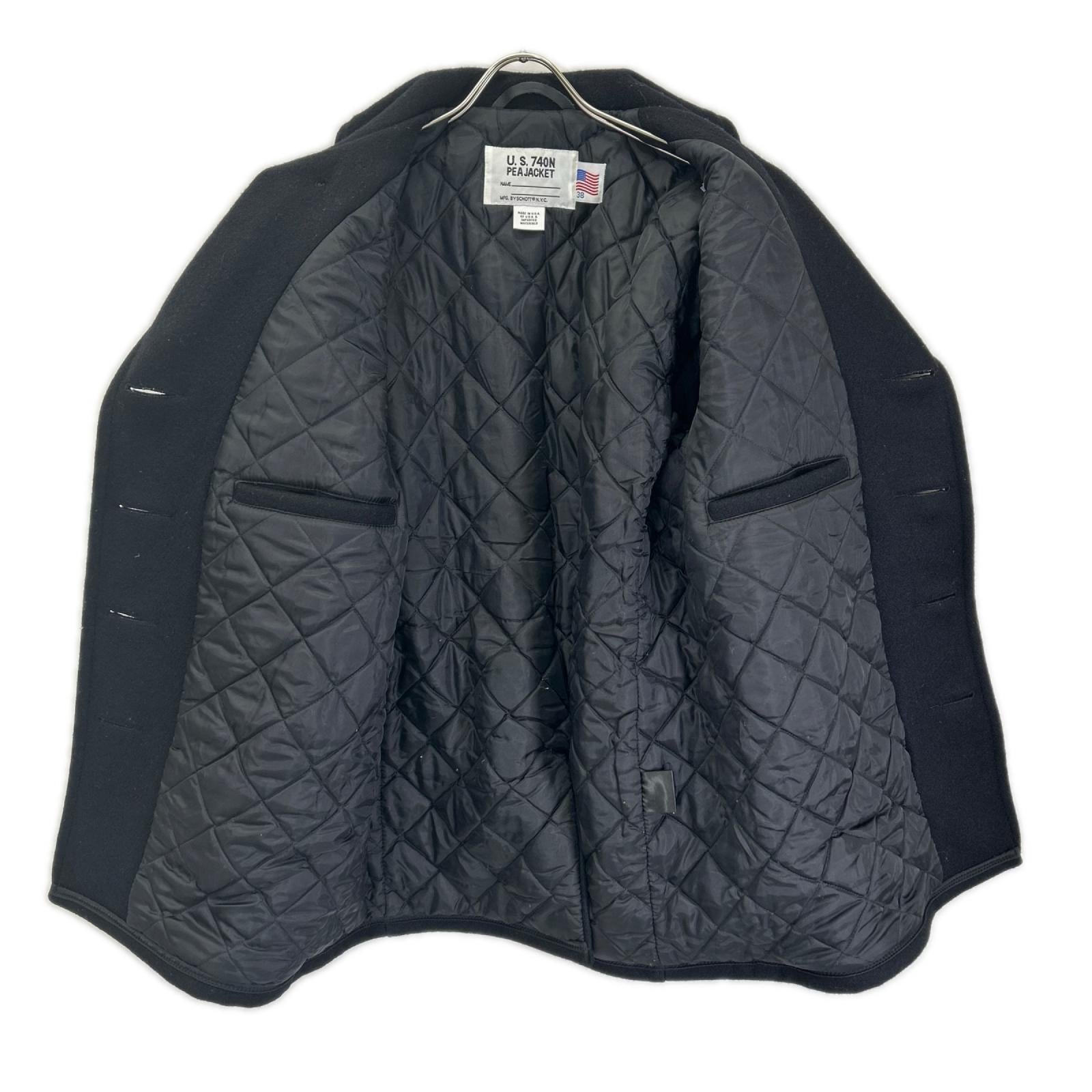 schott ショット 740N ネイビー ピーコート コート
