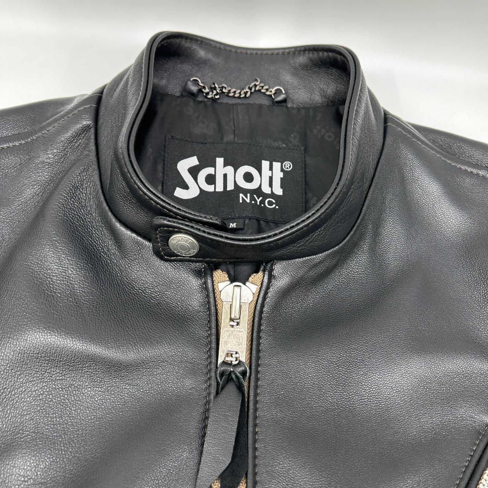schott ショット 3111059 70278 カフェレーサーシングルライダースジャケット ジャケット
