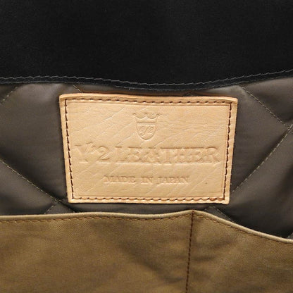 Y'2 LEATHER ワイツーレザー 美品 HORSE HIDE HELMET BAG 2WAY トート ショルダーバッグ ハンドバッグ メンズ ブラック BG-20 ハンドバッグ
