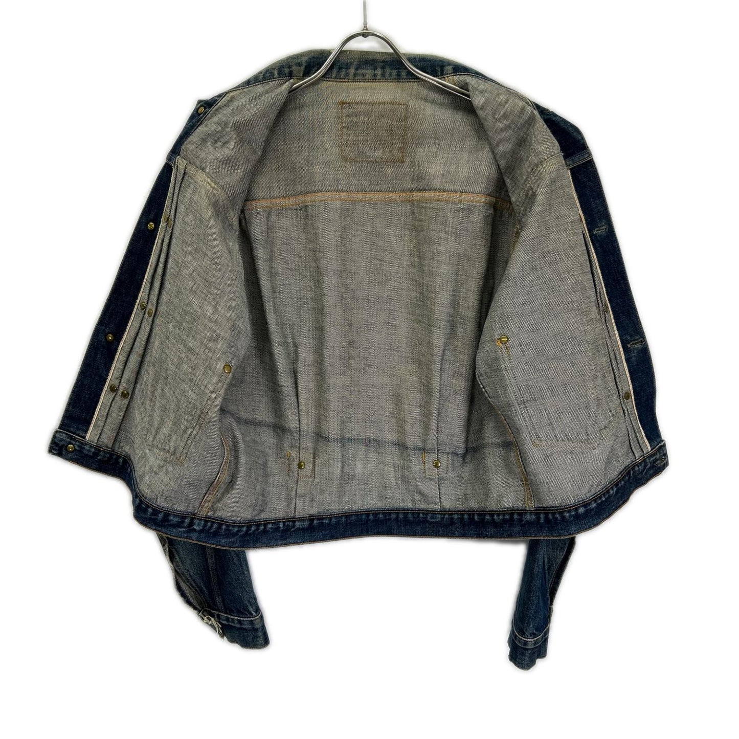 EVISU エヴィス Lot.1502 No.2 初期大戦モデル 白カモメプリント 2ndデニムジャケット ジャケット