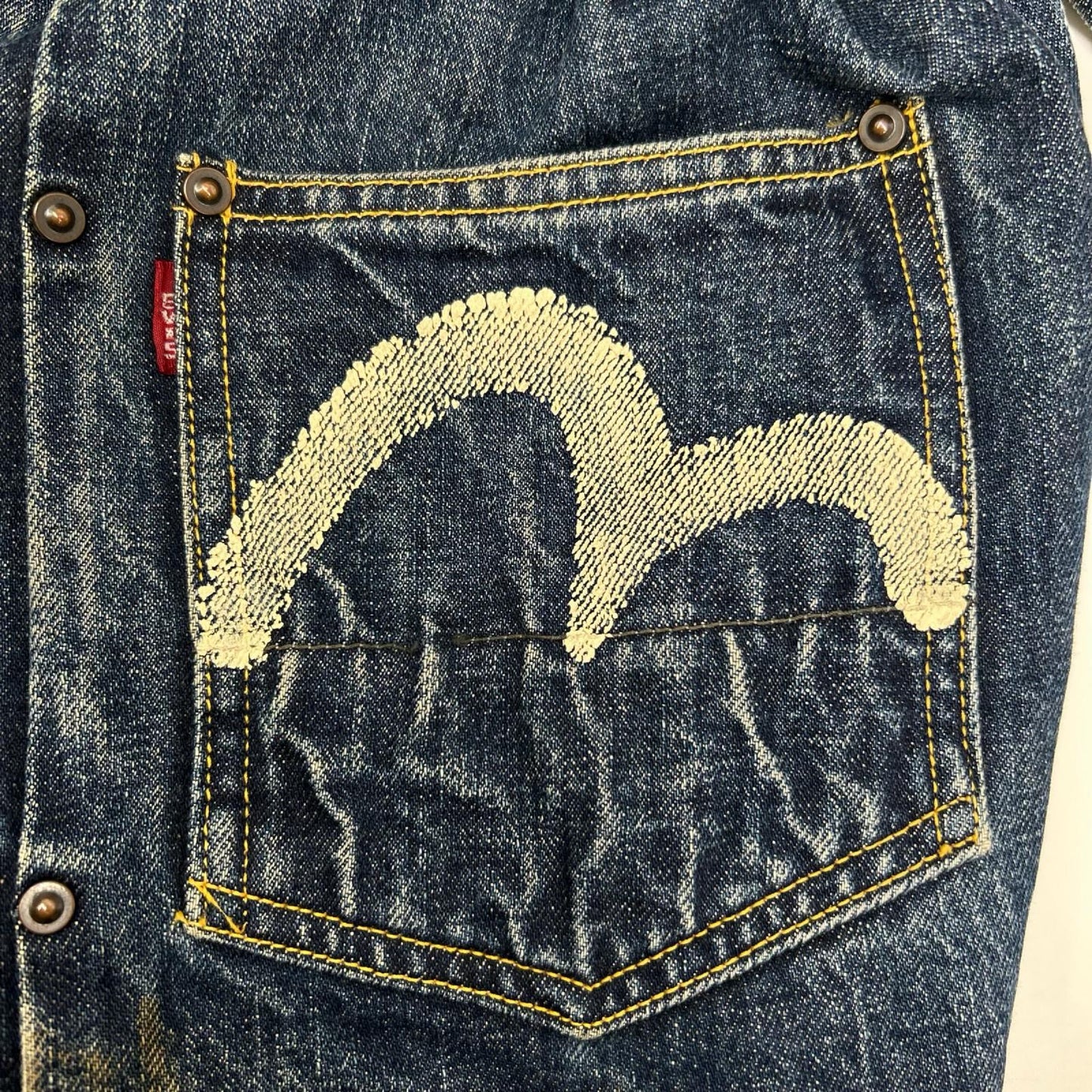 EVISU エヴィス Lot.1502 No.2 初期大戦モデル 白カモメプリント 2ndデニムジャケット ジャケット