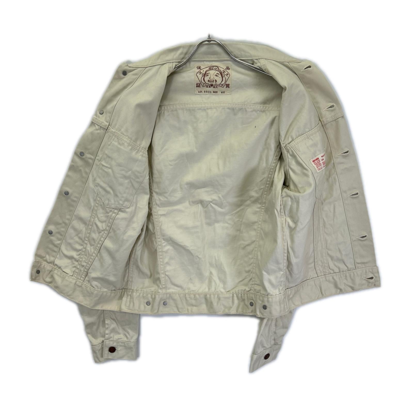 EVISU エヴィス Lot.6000 オフホワイト 3rdデニムジャケット ジャケット