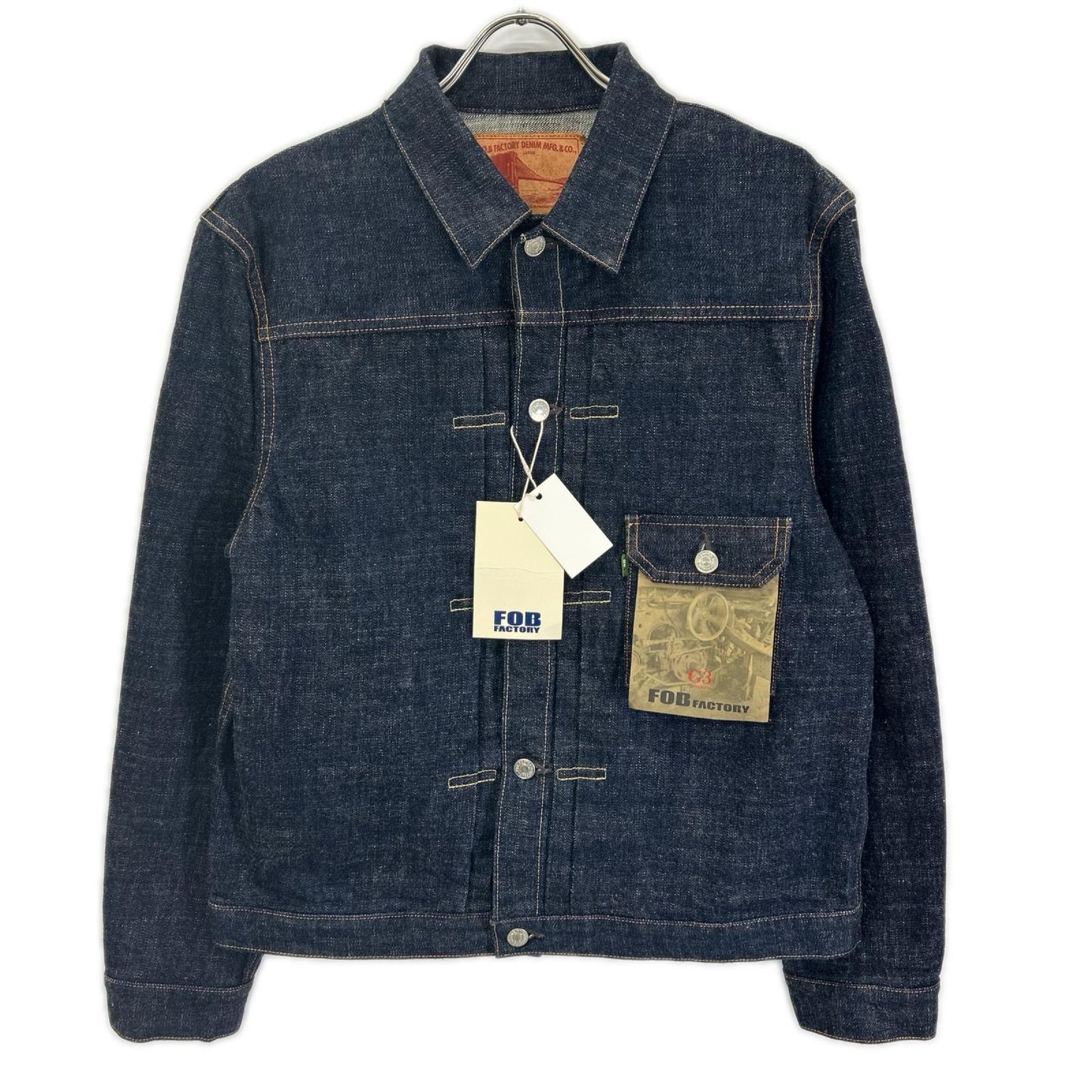 FOB FACTORY エフオービーファクトリー F2400 G-3 DENIM 1st JK デニムジャケット ジャケット