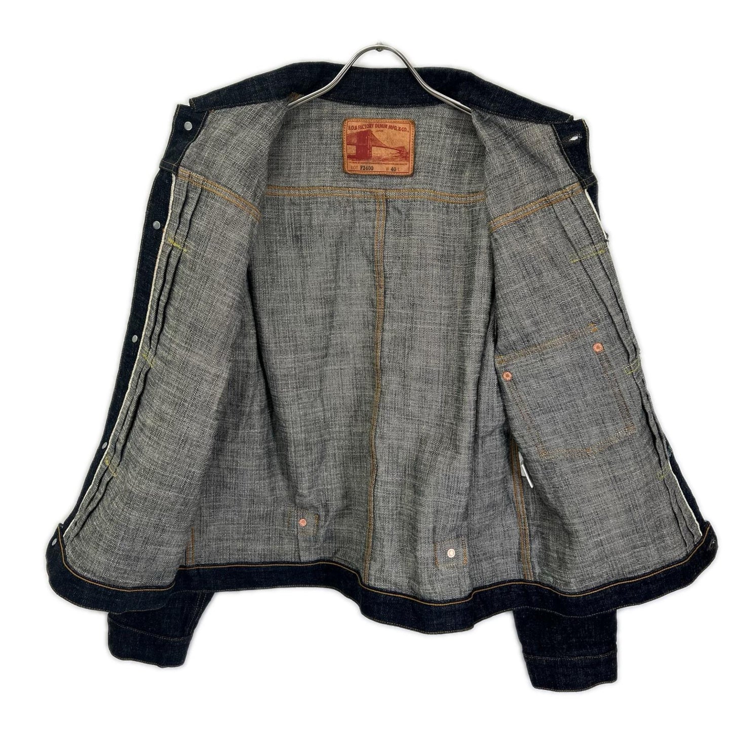 FOB FACTORY エフオービーファクトリー F2400 G-3 DENIM 1st JK デニムジャケット ジャケット