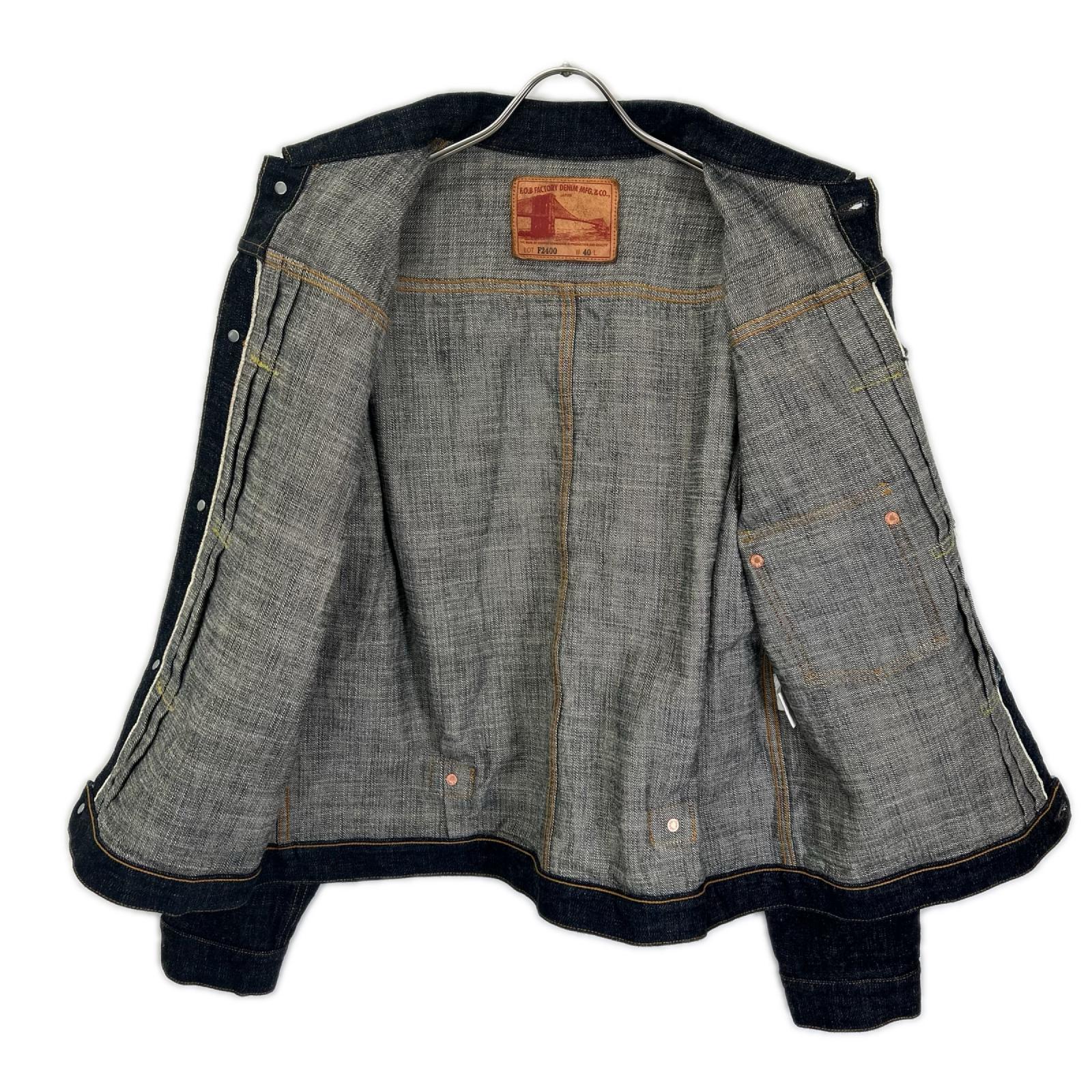 FOB FACTORY エフオービーファクトリー F2400 G-3 DENIM 1st JK デニムジャケット ジャケット