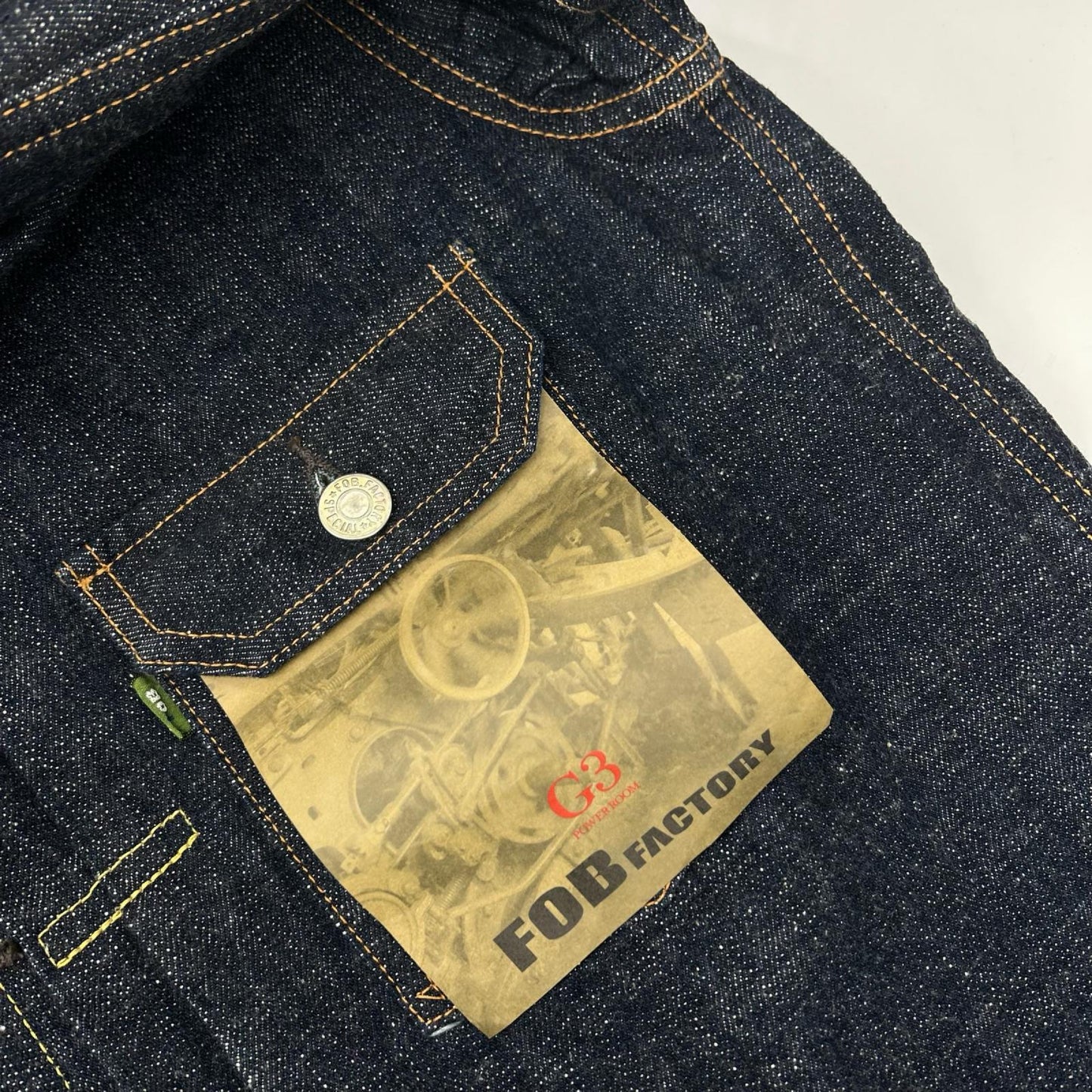 FOB FACTORY エフオービーファクトリー F2400 G-3 DENIM 1st JK デニムジャケット ジャケット