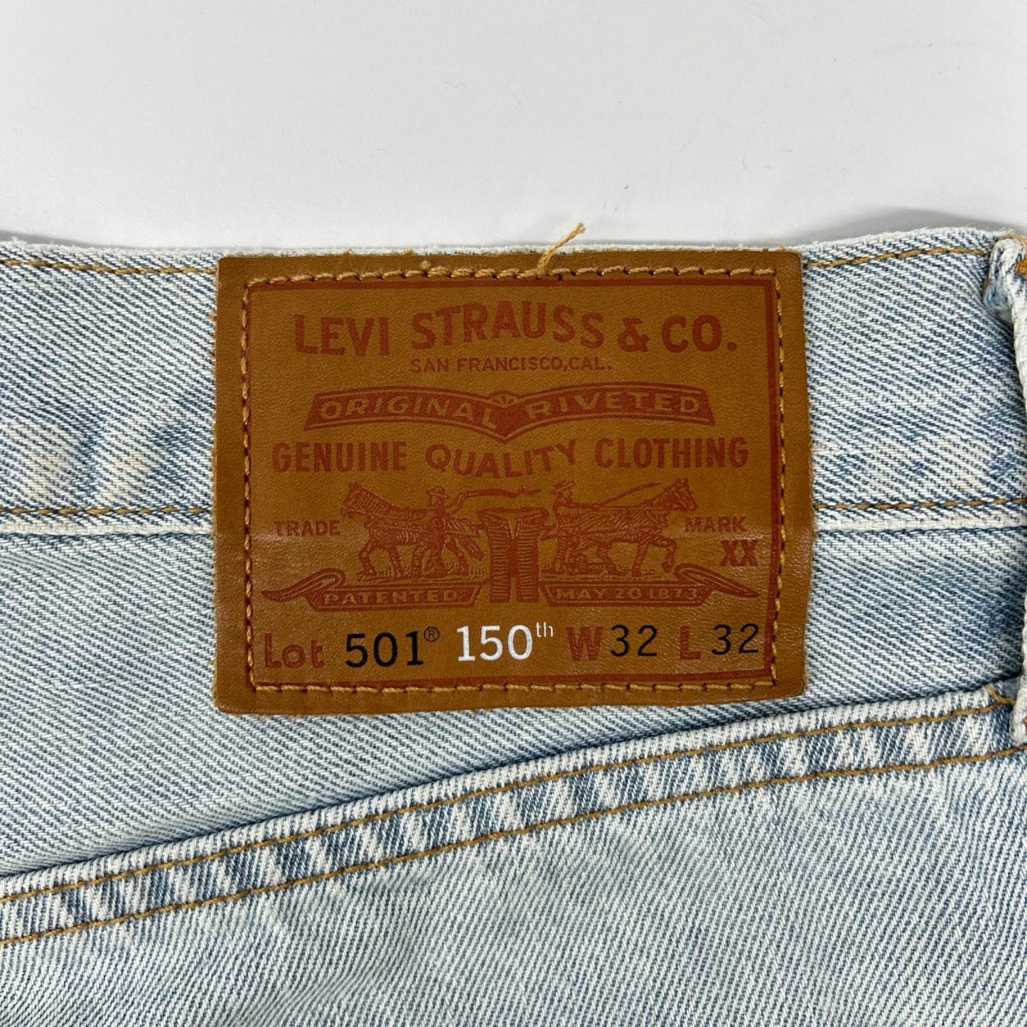 LEVI'S リーバイス 00501-3398 150周年限定モデル 赤耳セルビッジデニム ボトムス
