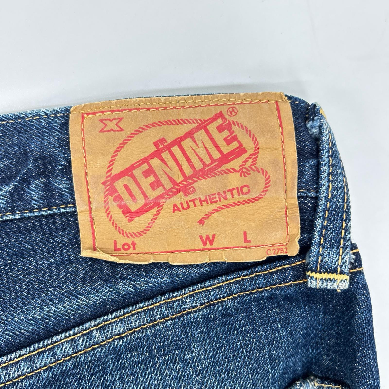 DENIME ドゥニーム 旧DENIME オリゾンティ ZXX/502タイプ TALON ZIP 隠しリベットセルビッチデニム ボトムス