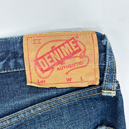 DENIME ドゥニーム 旧DENIME オリゾンティ ZXX/502タイプ TALON ZIP 隠しリベットセルビッチデニム ボトムス