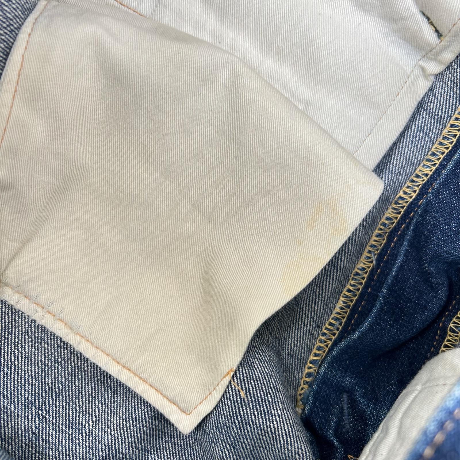 DENIME ドゥニーム 旧DENIME オリゾンティ ZXX/502タイプ TALON ZIP 隠しリベットセルビッチデニム ボトムス