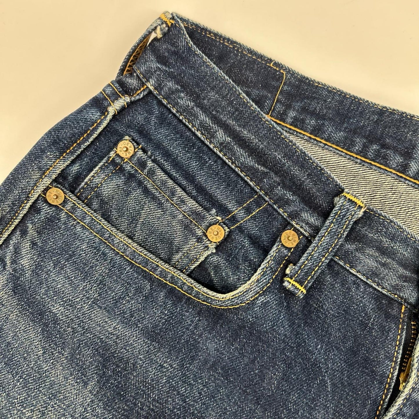 DENIME ドゥニーム 旧DENIME オリゾンティ ZXX/502タイプ TALON ZIP 隠しリベットセルビッチデニム ボトムス
