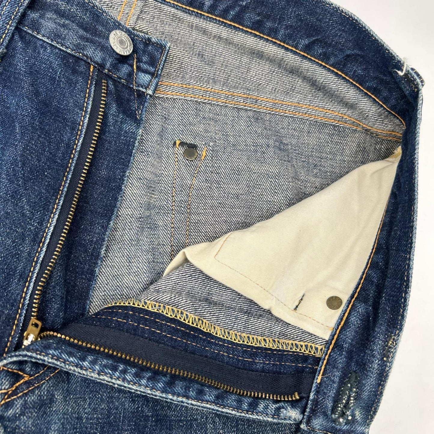 DENIME ドゥニーム 旧DENIME オリゾンティ ZXX/502タイプ TALON ZIP 隠しリベットセルビッチデニム ボトムス