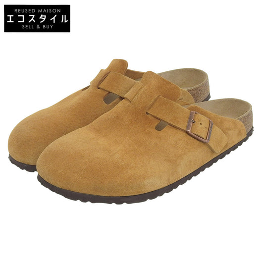 BIRKEN STOCK ビルケンシュトック 美品 BOSTON ボストン スエードレザー サンダル メンズ キャメル 28.5cm 1027110 シューズ