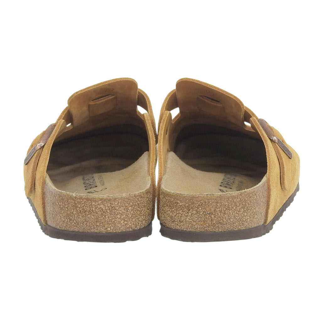 BIRKEN STOCK ビルケンシュトック 美品 BOSTON ボストン スエードレザー サンダル メンズ キャメル 28.5cm 1027110 シューズ