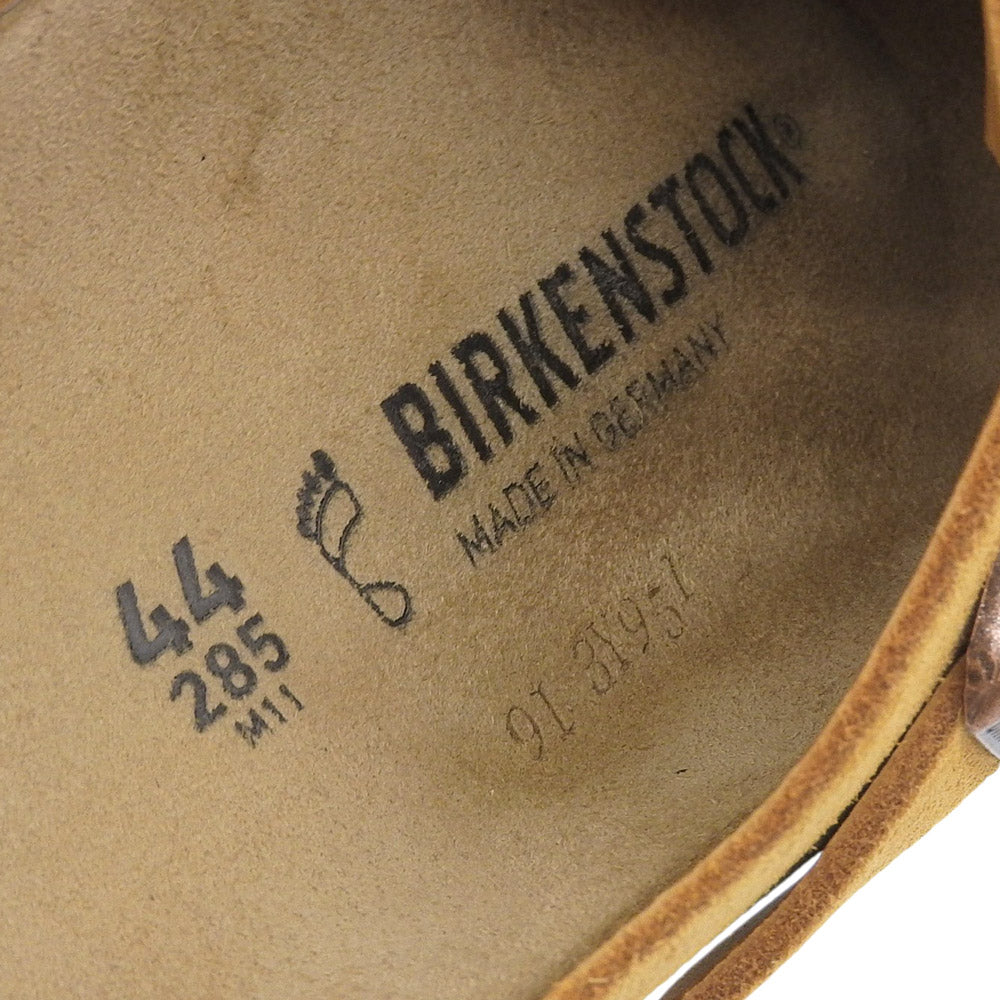 BIRKEN STOCK ビルケンシュトック 美品 BOSTON ボストン スエードレザー サンダル メンズ キャメル 28.5cm 1027110 シューズ