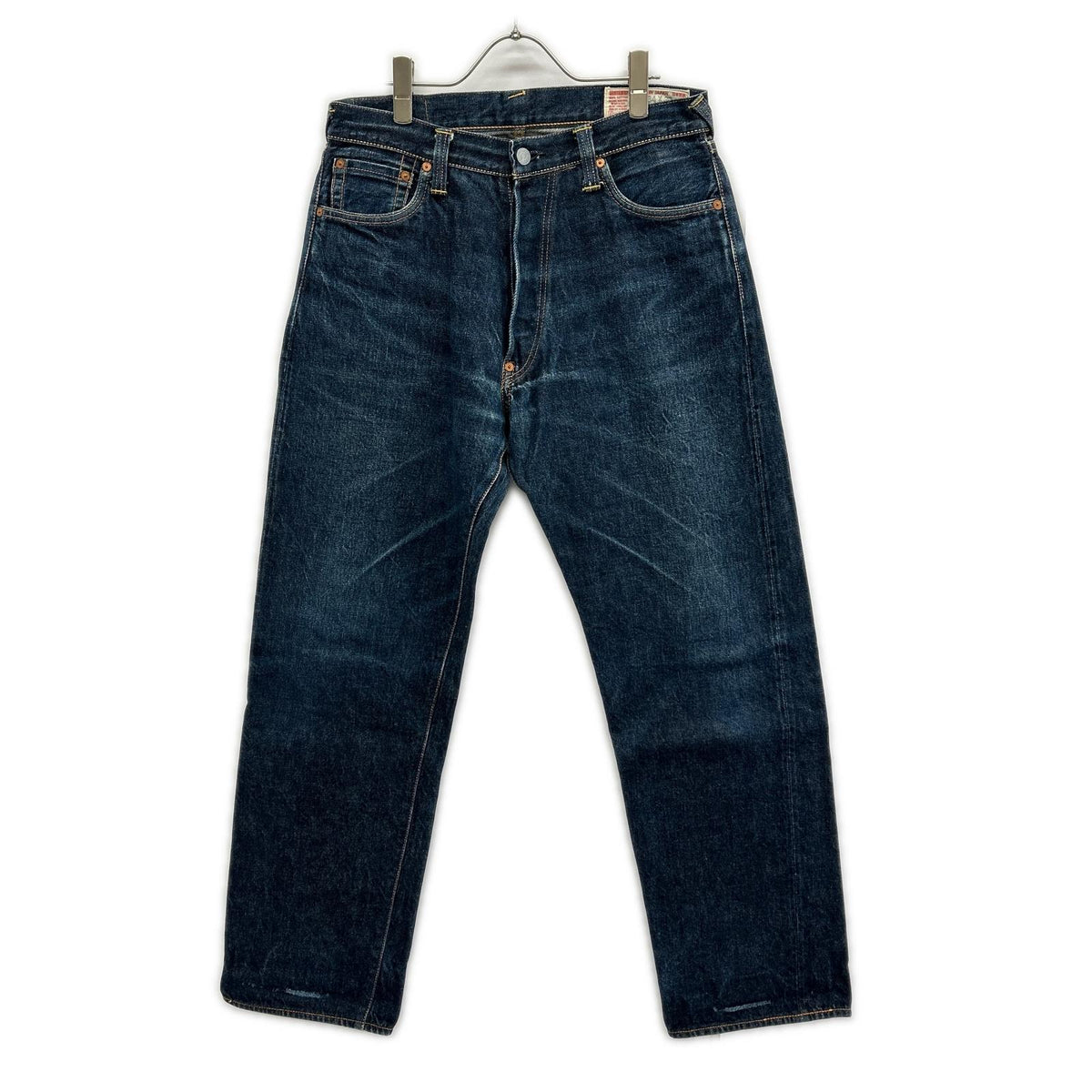 EVISU エヴィス 2001 NO.1 SPECIAL イエローカモメペイント セルビッチデニム ボトムス