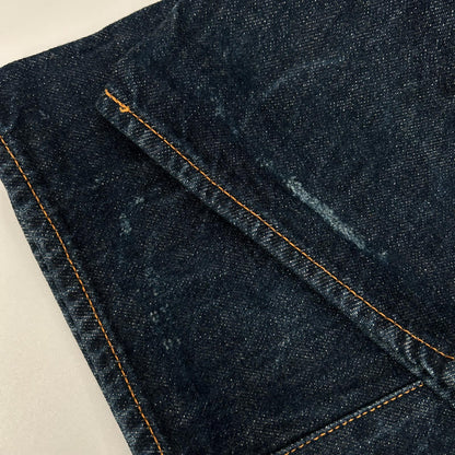EVISU エヴィス 2001 NO.1 SPECIAL イエローカモメペイント セルビッチデニム ボトムス