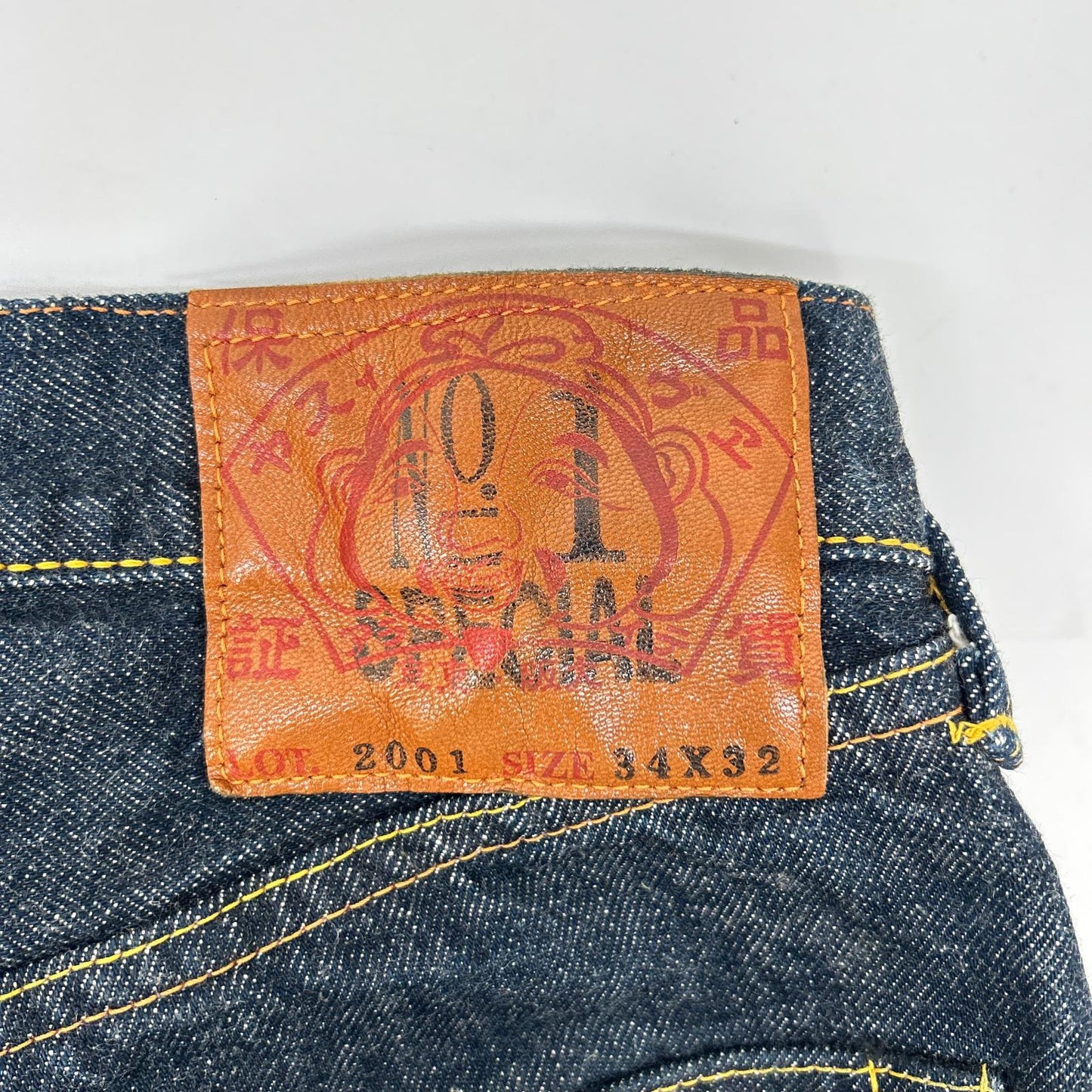 EVISU エヴィス 2001 NO.1 SPECIAL カモメペイントセルビッチデニム ボトムス