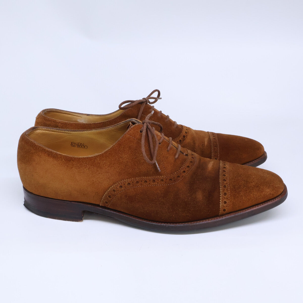JOHNLOBB ジョンロブ AVON エイボン 8000ラスト スエード パンチドキャップトゥ シューズ シューズ