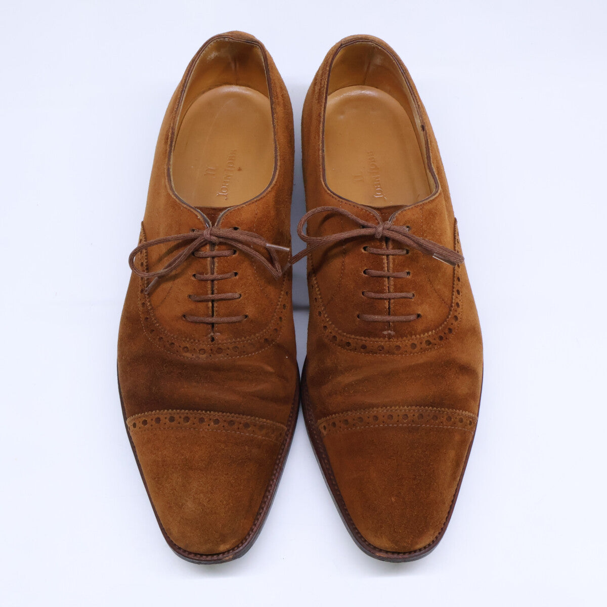 JOHNLOBB ジョンロブ AVON エイボン 8000ラスト スエード パンチドキャップトゥ シューズ シューズ
