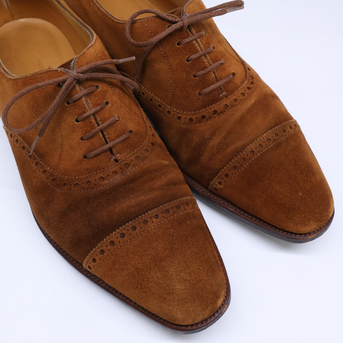 JOHNLOBB ジョンロブ AVON エイボン 8000ラスト スエード パンチドキャップトゥ シューズ シューズ