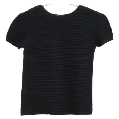 MeISSEYMIYAKE Me ISSEY MIYAKE MI55FK056 Pleated Short-Sleeve Cut-and-Sew Top/Top