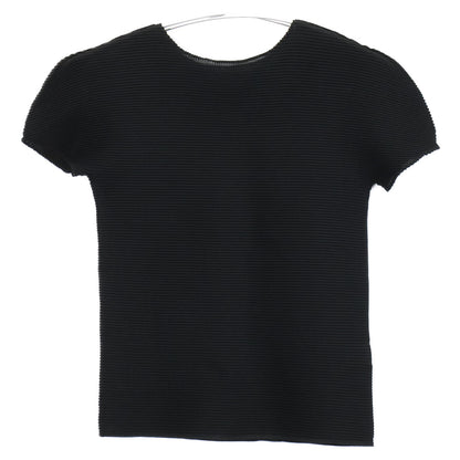 MeISSEYMIYAKE Me ISSEY MIYAKE MI55FK056 Pleated Short-Sleeve Cut-and-Sew Top/Top