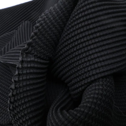 MeISSEYMIYAKE Me ISSEY MIYAKE MI55FK056 Pleated Short-Sleeve Cut-and-Sew Top/Top