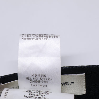 ETRO エトロ 【国内正規】総柄 シルク混 ピークドラペル 2Bシングル スーツ セットアップ