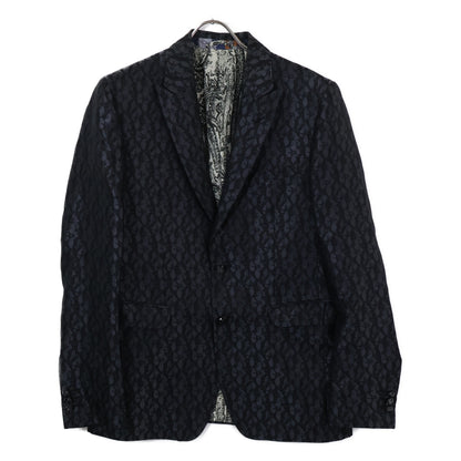 ETRO エトロ 【国内正規】総柄 シルク混 ピークドラペル 2Bシングル スーツ セットアップ