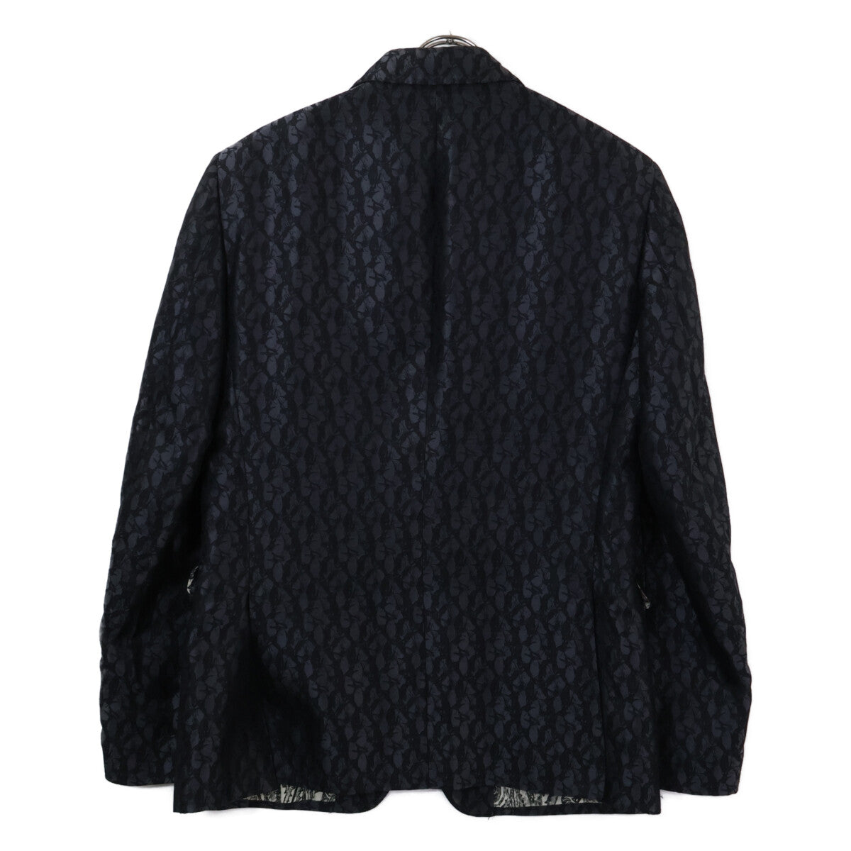 ETRO エトロ 【国内正規】総柄 シルク混 ピークドラペル 2Bシングル スーツ セットアップ