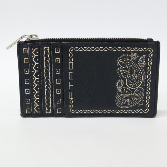 ETRO エトロ レザー ペイズリー フラグメントケース コインケース
