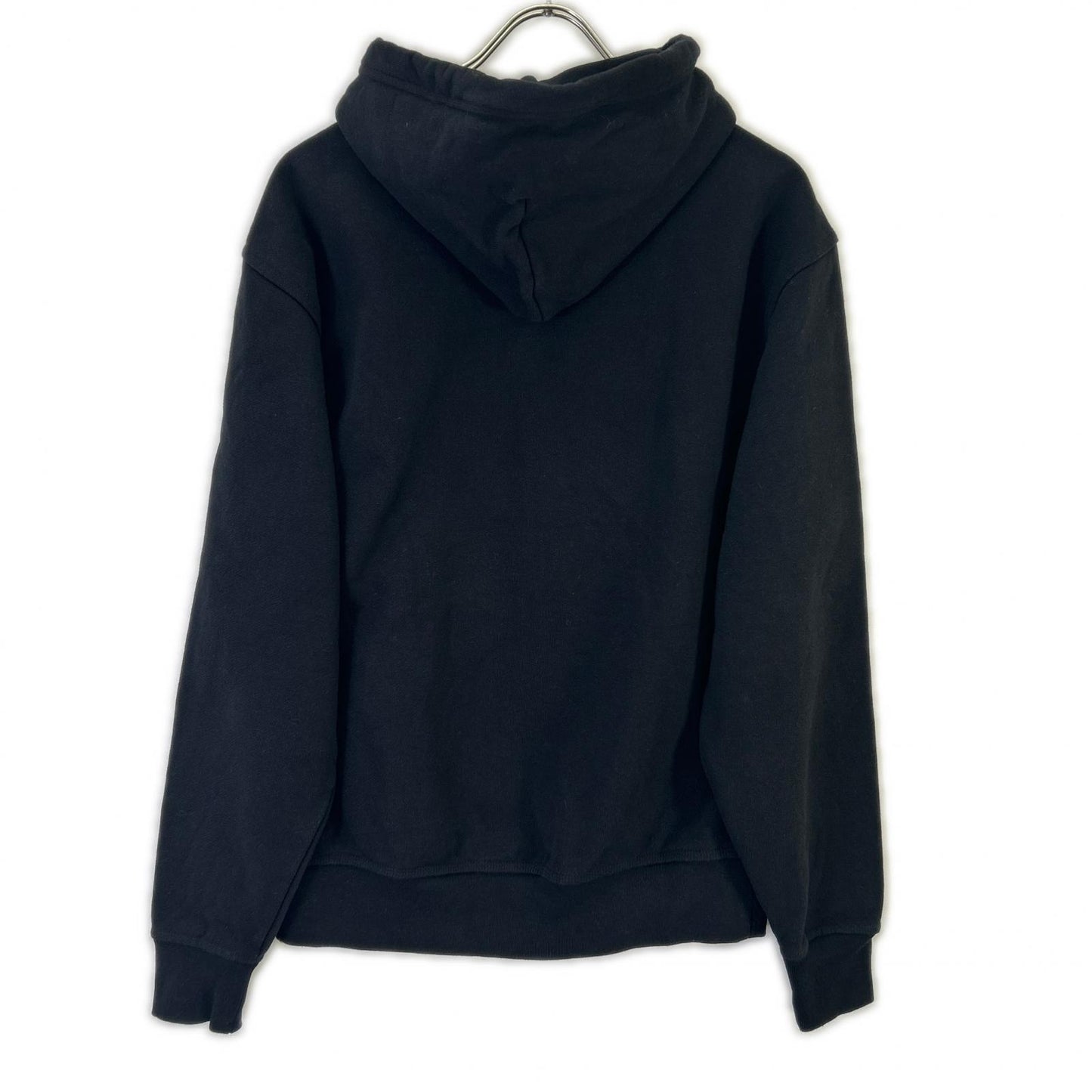 BURBERRY バーバリー 8105364 ブラック ロゴ ノヴァチェックラベル パーカー トップス