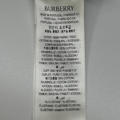BURBERRY バーバリー 8105364 ブラック ロゴ ノヴァチェックラベル パーカー トップス