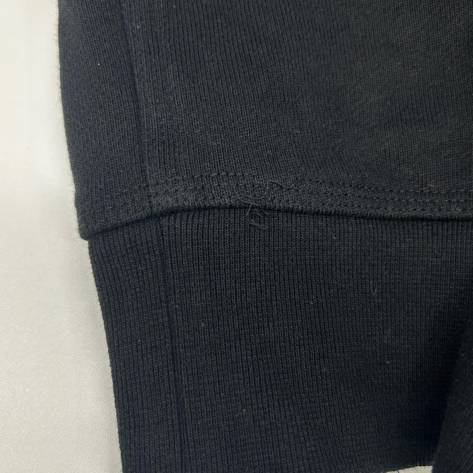 BURBERRY バーバリー 8105364 ブラック ロゴ ノヴァチェックラベル パーカー トップス