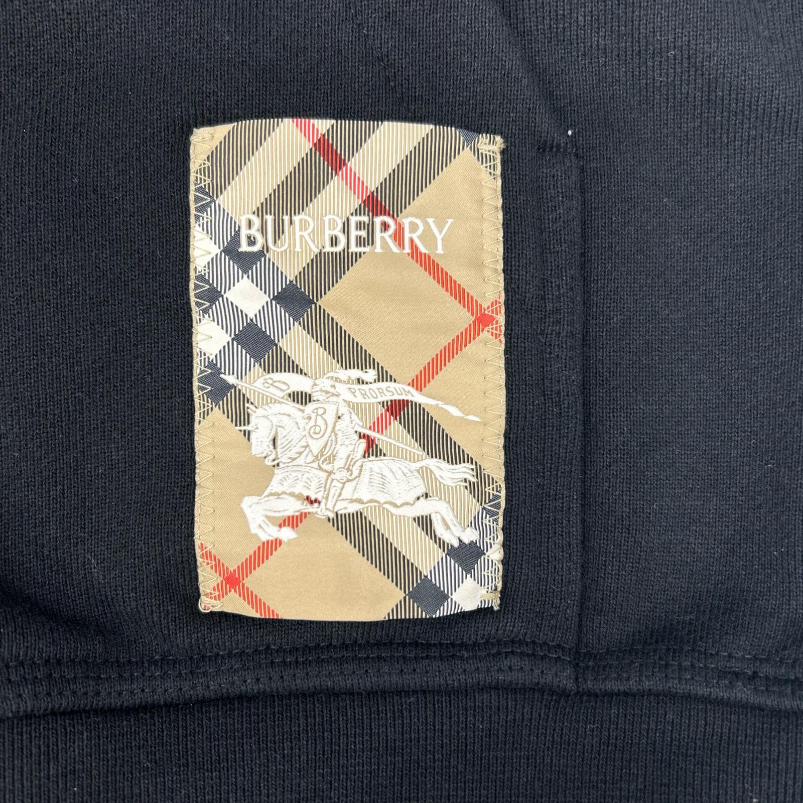 BURBERRY バーバリー 8105364 ブラック ロゴ ノヴァチェックラベル