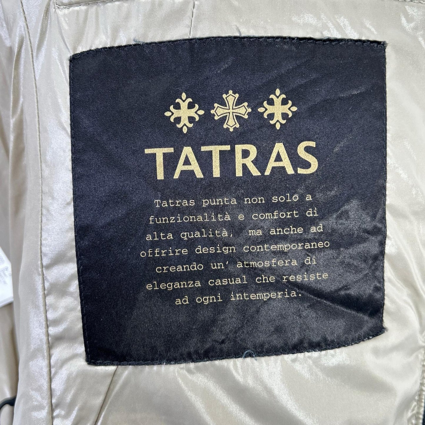 TATRAS Beige SALACIA down jacket