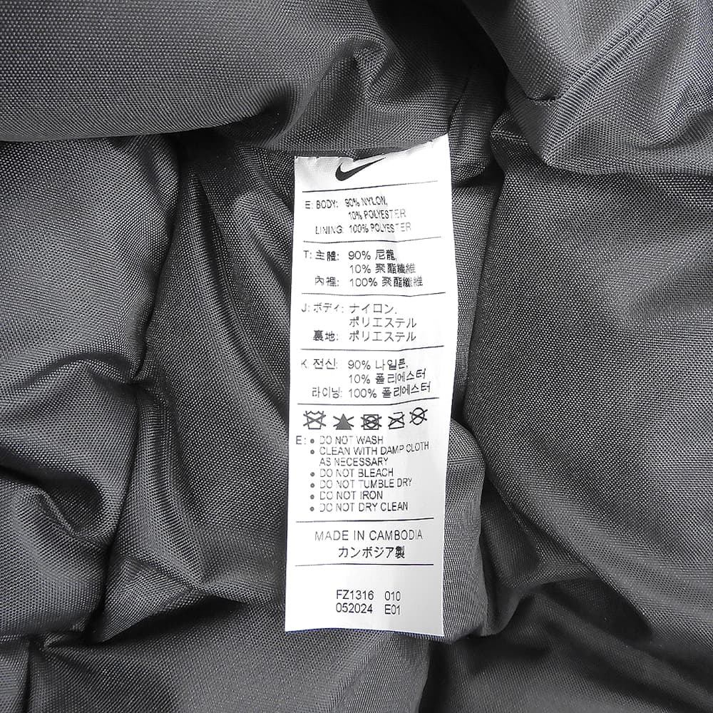 NIKE ナイキ 美品 パフル トートバッグ メンズ 黒 ブラック FZ1316 010 トートバッグ