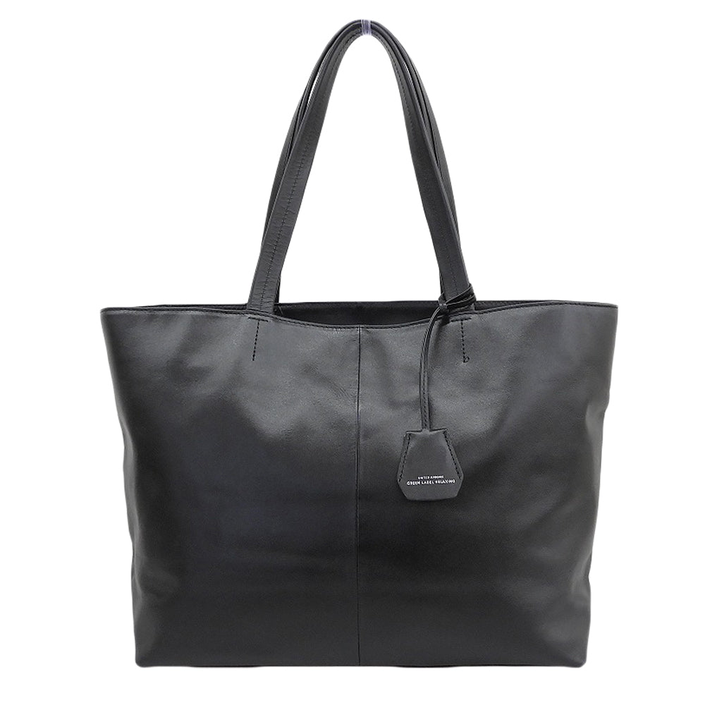 green label relaxing グリーンレーベルリラクシング 美品 FUNCTIONAL レザー トートバッグ レディース 黒 ブラック トートバッグ