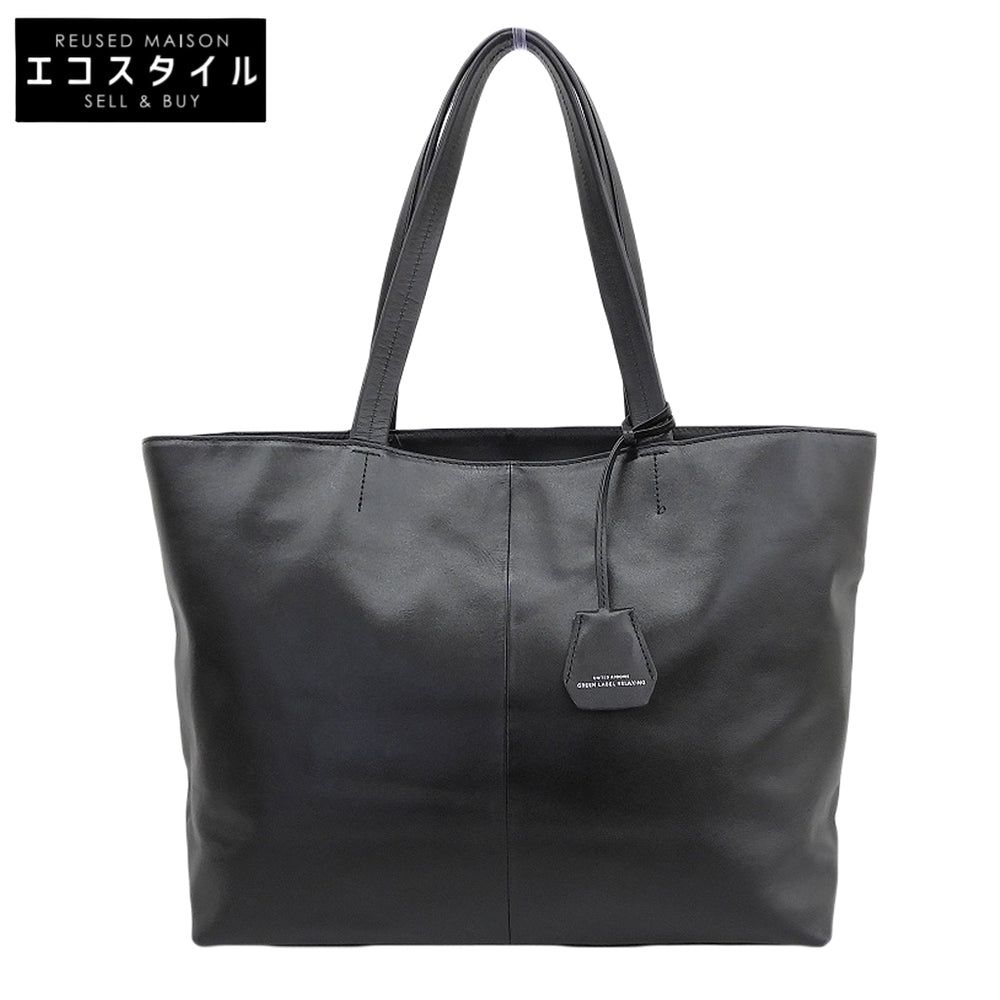 green label relaxing グリーンレーベルリラクシング 美品 FUNCTIONAL レザー トートバッグ レディース 黒 ブラック トートバッグ
