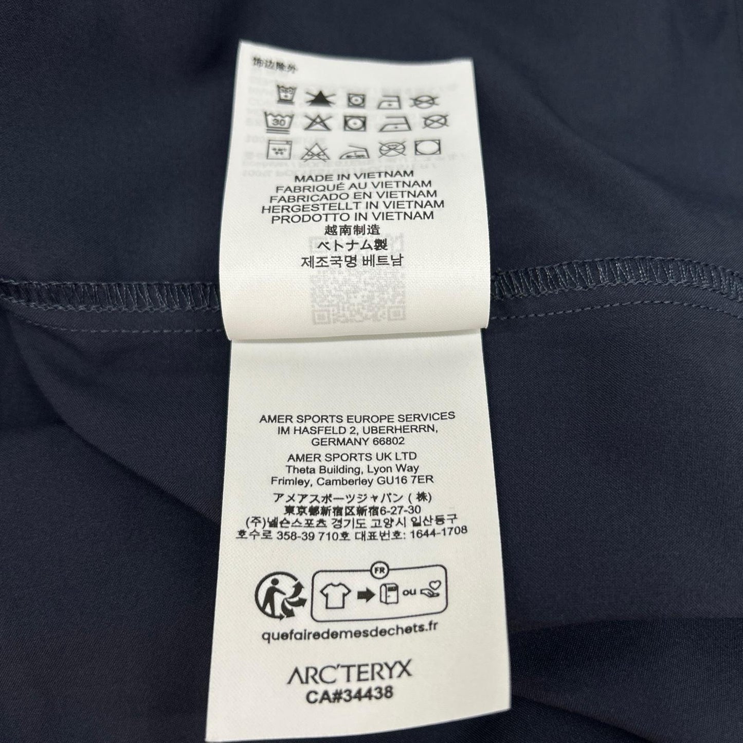 ARC'TERYX アークテリクス X000007410 ネイビー スカイライン LS 長袖シャツ トップス
