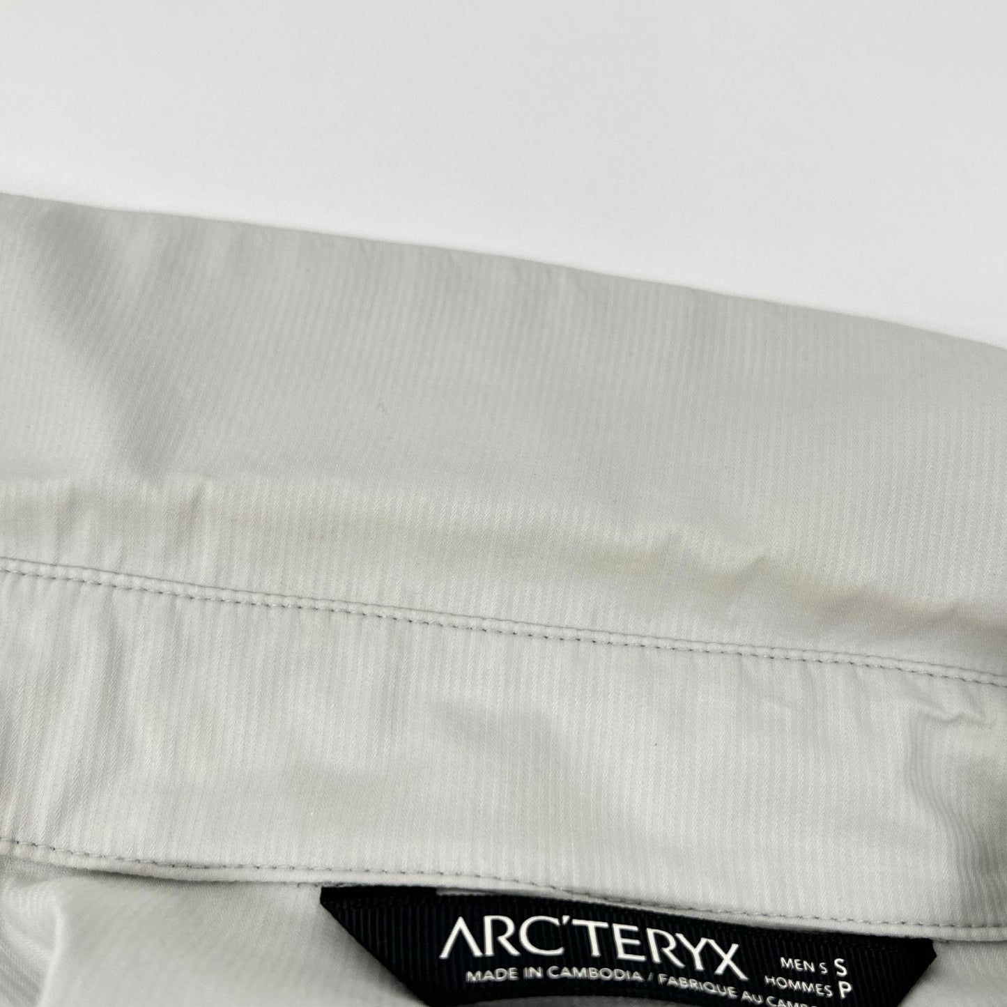 ARC'TERYX アークテリクス 19496 グレー ストライプ a2b SS ポロシャツ トップス