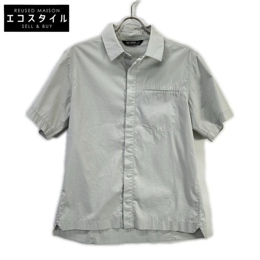 ARC'TERYX アークテリクス 19496 グレー ストライプ a2b SS ポロシャツ トップス
