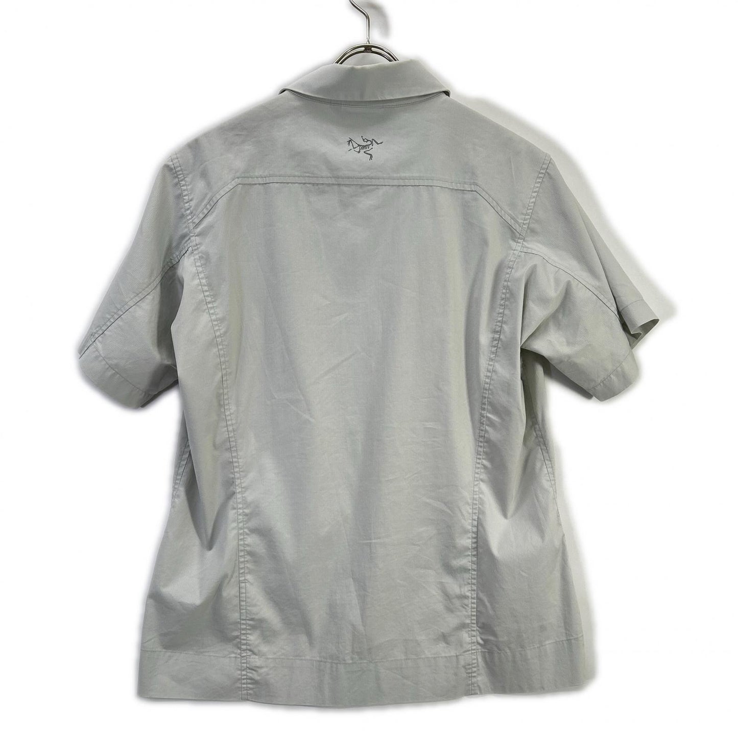 ARC'TERYX アークテリクス 19496 グレー ストライプ a2b SS ポロシャツ トップス